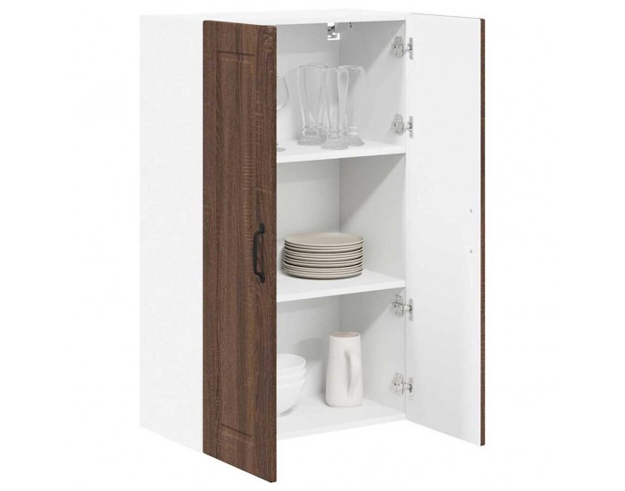 Sonata H Горен кухненски шкаф Кафяв дъб 60 x 31 x 100 см Инженерно дърво