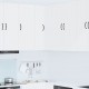 Sonata H Горен кухненски шкаф Бяло 57 x 57 x 100 см Инженерно дърво