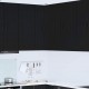 Sonata H Горен кухненски шкаф Черно 57 x 57 x 100 см Инженерно дърво