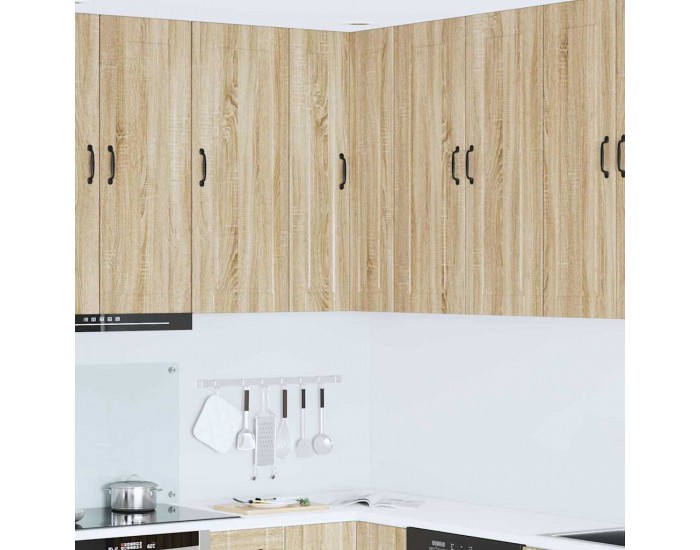 Sonata H Горен кухненски шкаф с рафт с врата Сонома дъб 57 x 57 x 100 см
