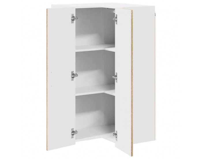 Sonata H Горен кухненски шкаф с рафт с врата Сонома дъб 57 x 57 x 100 см