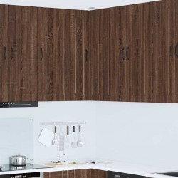 Sonata H Горен кухненски шкаф Кафяв дъб 57 x 57 x 100 см Инженерно дърво - Bucătării modulare