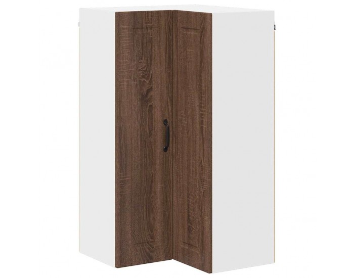 Sonata H Горен кухненски шкаф Кафяв дъб 57 x 57 x 100 см Инженерно дърво