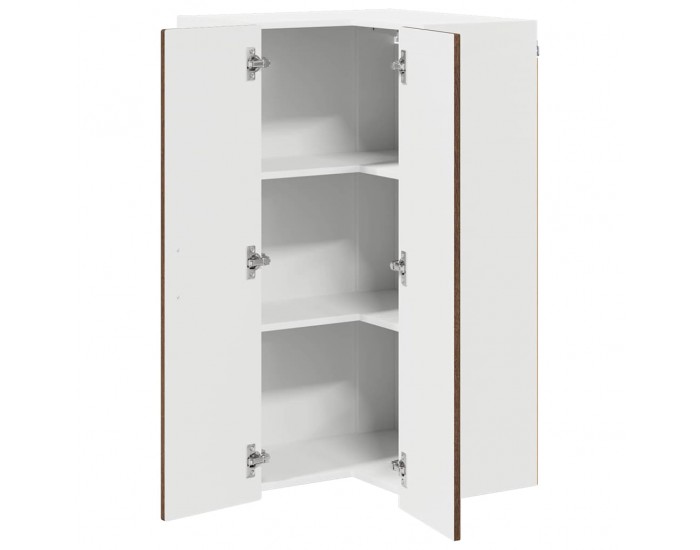 Sonata H Горен кухненски шкаф Кафяв дъб 57 x 57 x 100 см Инженерно дърво
