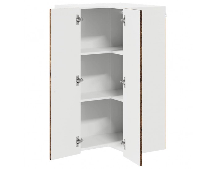 Sonata H Горен кухненски шкаф с рафт Старо дърво 57 x 57 x 100 см