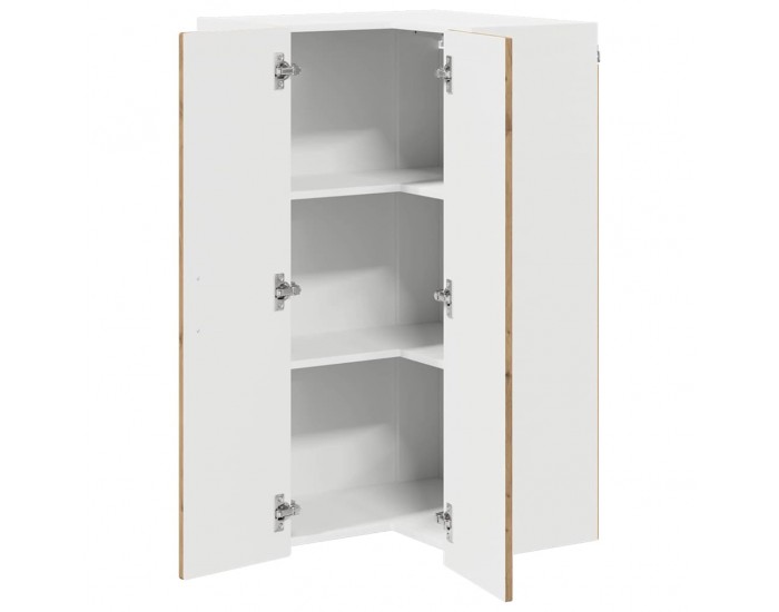 Sonata H Горен кухненски шкаф Дъб 57 x 57 x 100 см Инженерно дърво