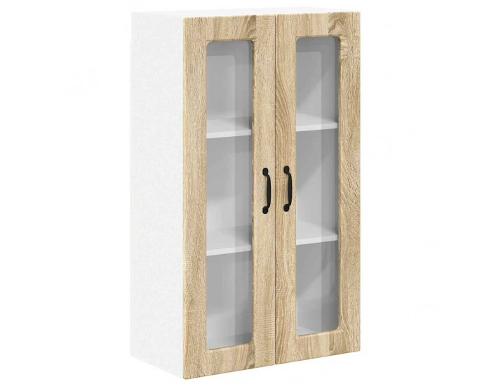 Sonata H Горен кухненски шкаф с рафт с врата Сонома дъб 60 x 31 x 100 см
