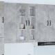 Sonata H Горен кухненски шкаф с рафт Циментено сиво 60 x 31 x 100 см