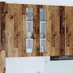 Sonata H Горен кухненски шкаф с рафт Старо дърво 60 x 31 x 100 см - Bucătării modulare