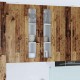 Sonata H Горен кухненски шкаф с рафт Старо дърво 60 x 31 x 100 см