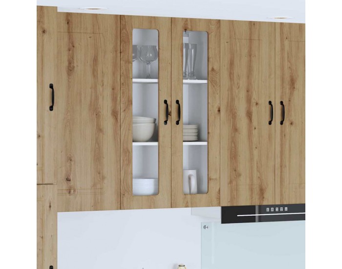 Sonata H Горен кухненски шкаф Дъб 60 x 31 x 100 см Инженерно дърво