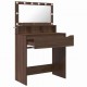 Sonata H Тоалетки за спалня Кафяв дъб 80 x 39,6 x 135 см Инженерно дърво