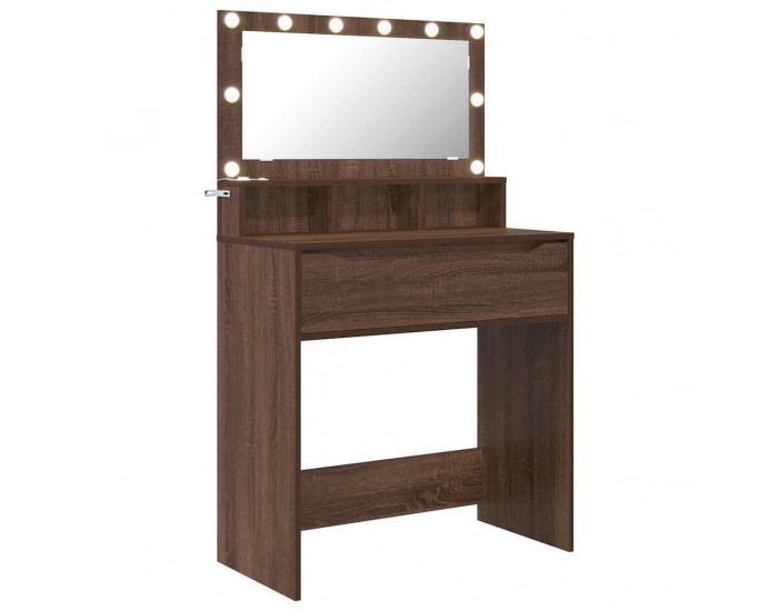 Sonata H Тоалетки за спалня Кафяв дъб 80 x 39,6 x 135 см Инженерно дърво