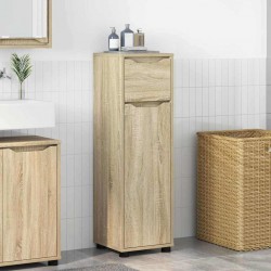 Sonata H Шкаф за баня Сонома дъб 30,5 x 30 x 101 см Инженерно дърво - Dulapuri de baie