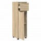 Sonata H Шкаф за баня Сонома дъб 30,5 x 30 x 101 см Инженерно дърво