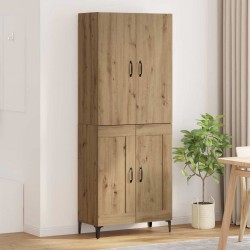 Sonata H Висок шкаф Дъб 69,5 x 34 x 180 см Инженерно дърво - Corpuri, vitrine, biblioteci modulare