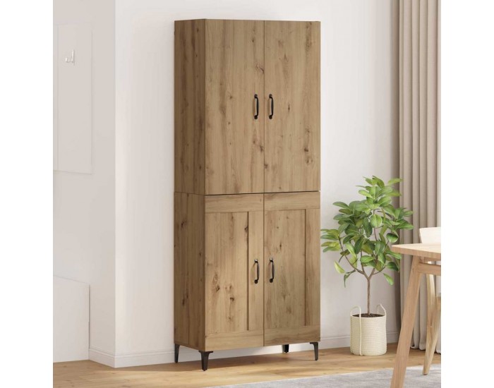 Sonata H Висок шкаф Дъб 69,5 x 34 x 180 см Инженерно дърво