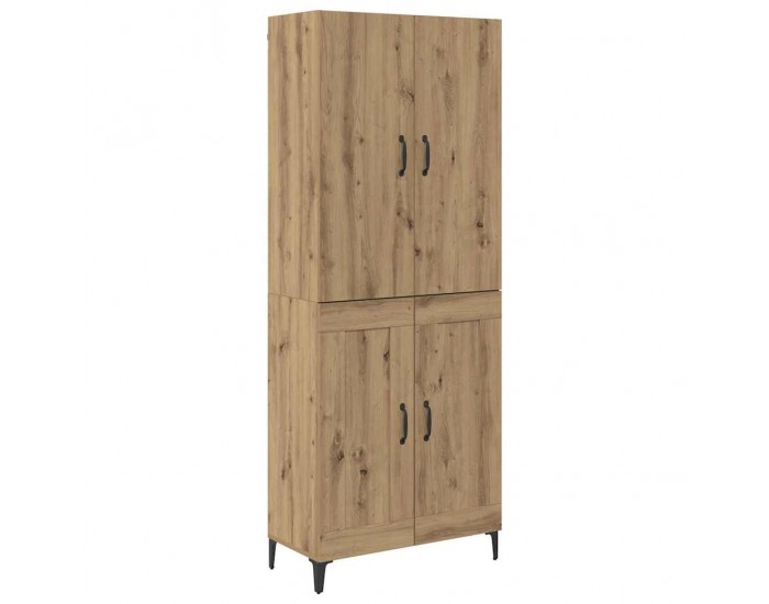 Sonata H Висок шкаф Дъб 69,5 x 34 x 180 см Инженерно дърво