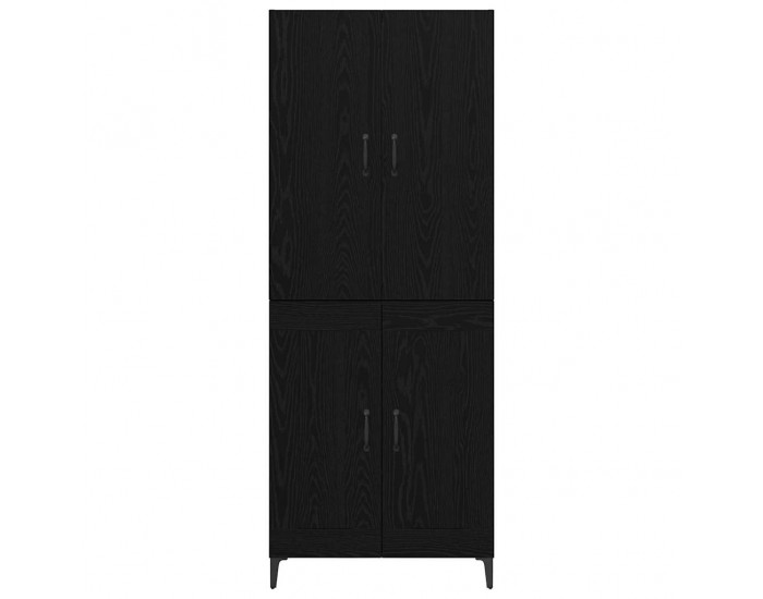 Sonata H Висок шкаф Черния дъб 69,5 x 34 x 180 см Инженерно дърво
