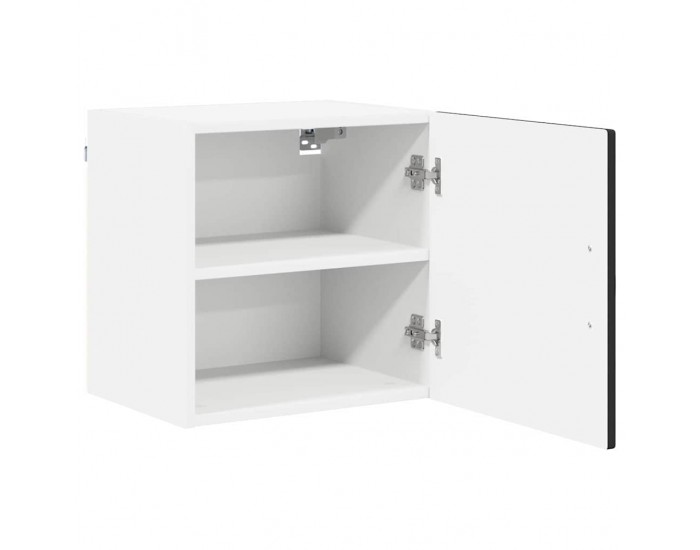 Sonata H Горен кухненски шкаф с рафт с врата 2 pcs Черно 40 x 31 x 40 см
