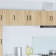 Sonata H Горен кухненски шкаф с рафт 2 pcs Сонома дъб 40 x 31 x 40 см