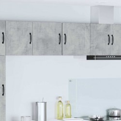 Sonata H Горен кухненски шкаф с рафт Циментено сиво 40 x 31 x 40 см - Bucătării modulare