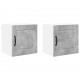 Sonata H Горен кухненски шкаф 2 pcs Циментено сиво 40 x 31 x 40 см
