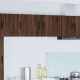 Sonata H Горен кухненски шкаф с рафт 2 pcs Кафяв дъб 40 x 31 x 40 см