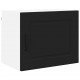 Sonata H Горен кухненски шкаф с рафт с врата 2 pcs Черно 50 x 31 x 40 см