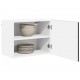 Sonata H Горен кухненски шкаф с рафт с врата 2 pcs Черно 50 x 31 x 40 см