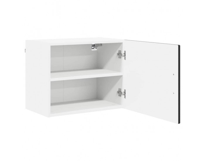 Sonata H Горен кухненски шкаф с рафт с врата 2 pcs Черно 50 x 31 x 40 см