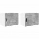 Sonata H Горен кухненски шкаф 2 pcs Циментено сиво 50 x 31 x 40 см