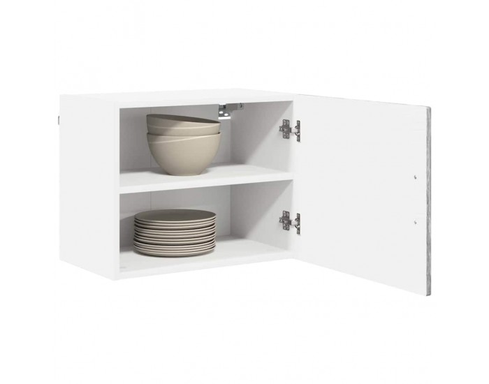 Sonata H Горен кухненски шкаф с рафт 2 pcs Сив Сонома 50 x 31 x 40 см