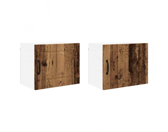 Sonata H Горен кухненски шкаф с рафт 2 pcs Старо дърво 50 x 31 x 40 см