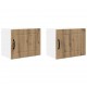 Sonata H Горен кухненски шкаф 2 pcs Дъб 50 x 31 x 40 см Инженерно дърво