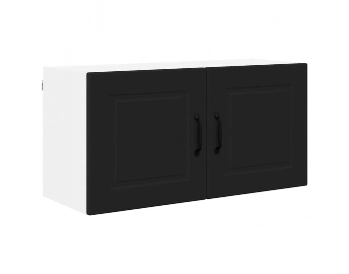 Sonata H Горен кухненски шкаф Черно 80 x 31 x 40 см Инженерно дърво