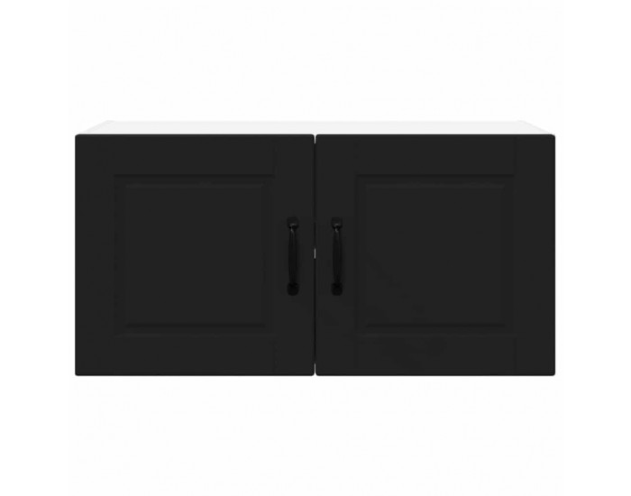 Sonata H Горен кухненски шкаф Черно 80 x 31 x 40 см Инженерно дърво