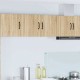 Sonata H Горен кухненски шкаф Сонома дъб 80 x 31 x 40 см Инженерно дърво