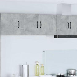 Sonata H Горен кухненски шкаф с рафт Циментено сиво 80 x 31 x 40 см - Bucătării modulare