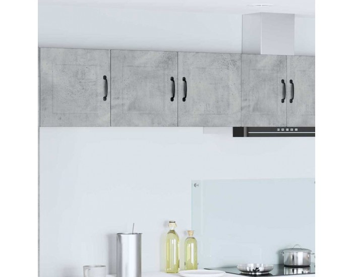 Sonata H Горен кухненски шкаф с рафт Циментено сиво 80 x 31 x 40 см