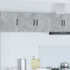 Sonata H Горен кухненски шкаф с рафт Циментено сиво 80 x 31 x 40 см