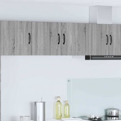 Sonata H Горен кухненски шкаф Сив Сонома 80 x 31 x 40 см Инженерно дърво - Bucătării modulare