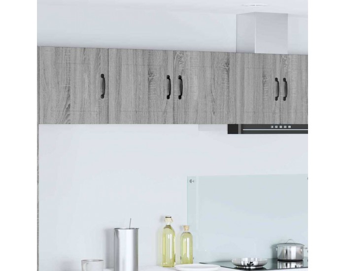Sonata H Горен кухненски шкаф Сив Сонома 80 x 31 x 40 см Инженерно дърво