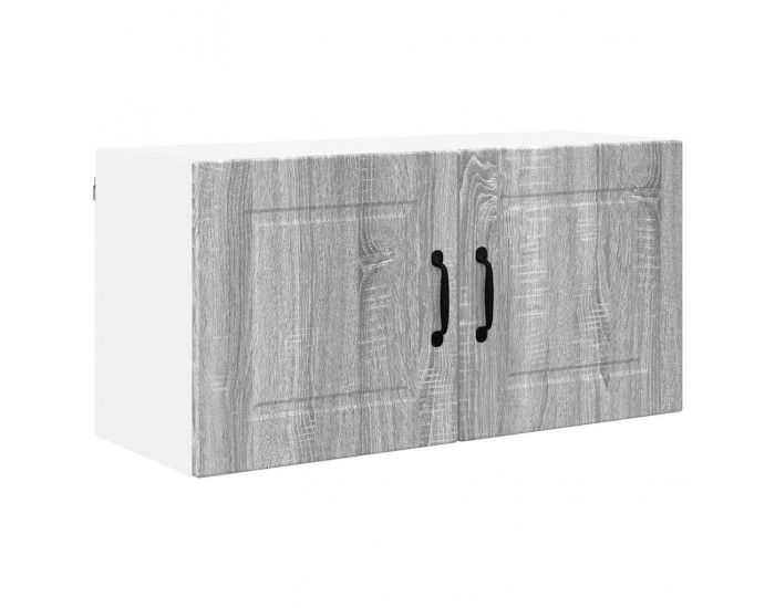 Sonata H Горен кухненски шкаф Сив Сонома 80 x 31 x 40 см Инженерно дърво