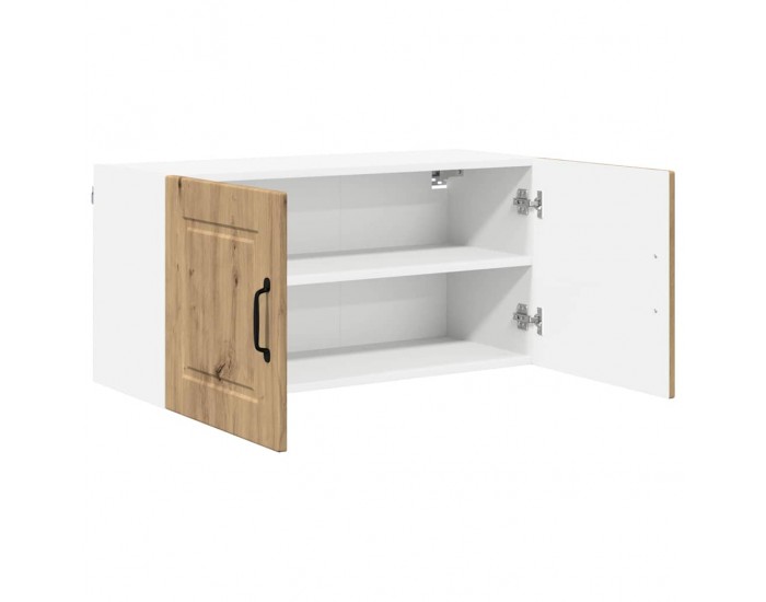 Sonata H Горен кухненски шкаф с рафт Дъб 80 x 31 x 40 см Инженерно дърво