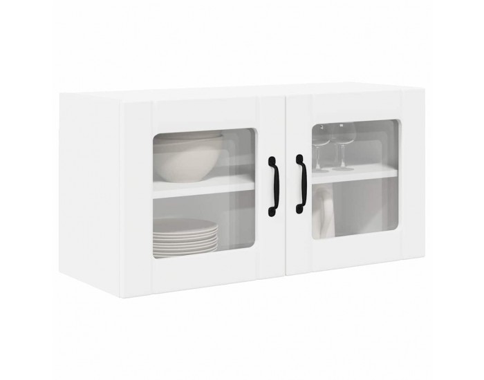 Sonata H Горен кухненски шкаф Бяло 80 x 31 x 40 см Инженерно дърво