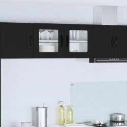 Sonata H Горен кухненски шкаф Черно 80 x 31 x 40 см Инженерно дърво - Bucătării modulare