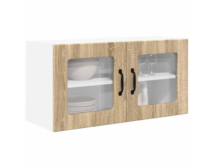 Sonata H Горен кухненски шкаф Сонома дъб 80 x 31 x 40 см Инженерно дърво