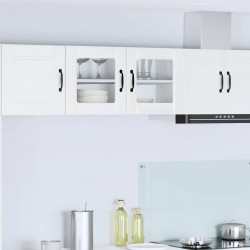 Sonata H Горен кухненски шкаф с рафт Лъскаво бяло 80 x 31 x 40 см - Bucătării modulare