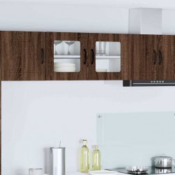 Sonata H Горен кухненски шкаф Кафяв дъб 80 x 31 x 40 см Инженерно дърво - Bucătării modulare